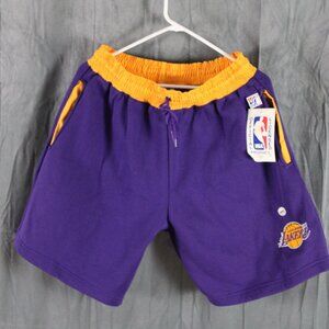 Los Angeles Lakers Shorts (VTG) - Team Colours Classic vy the Game - Men's Large
